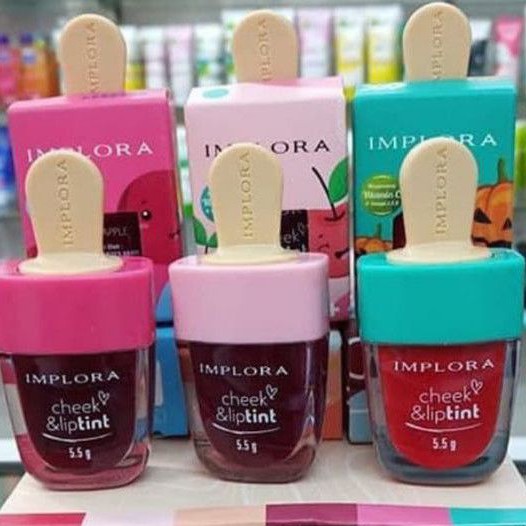 IMPLORA CHEEK &amp; LIP TINT // IMPLORA LIPTINT ICE CREAM