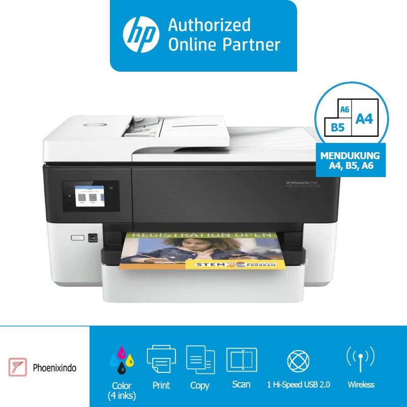 HP OfficeJet Pro 7720 HP7720 HP 7720 Wide Format(PrintScanCopyFax, Wifi)