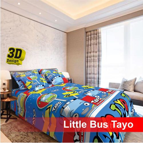 Sprei Magic Collection Motif Little Bus Tayo