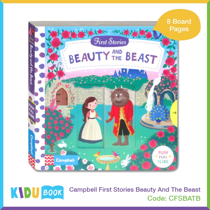 Buku Cerita Bayi dan Anak Campbell First Stories Beauty And The Beast Kidu Baby