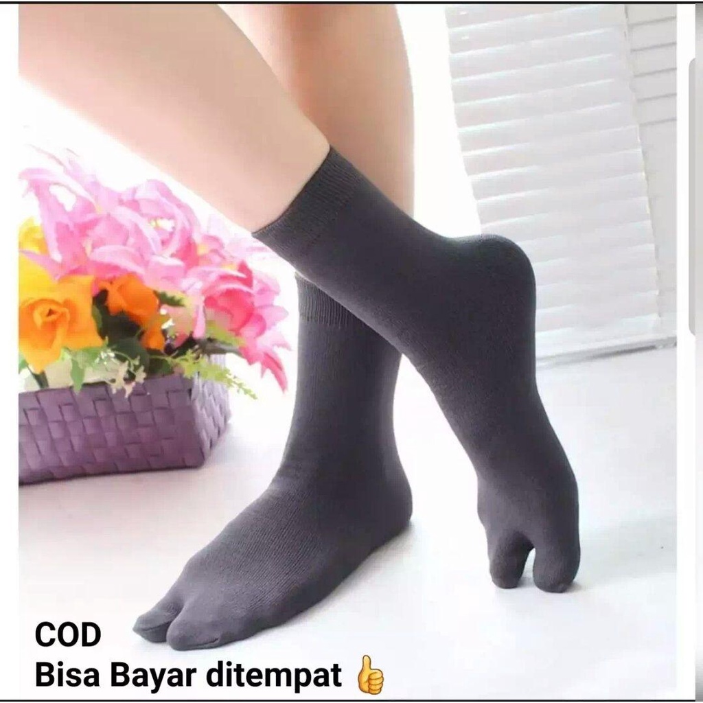 kaos kaki musdalifah jempol hitam pendek mata kaki sedang kaus kaki muslim