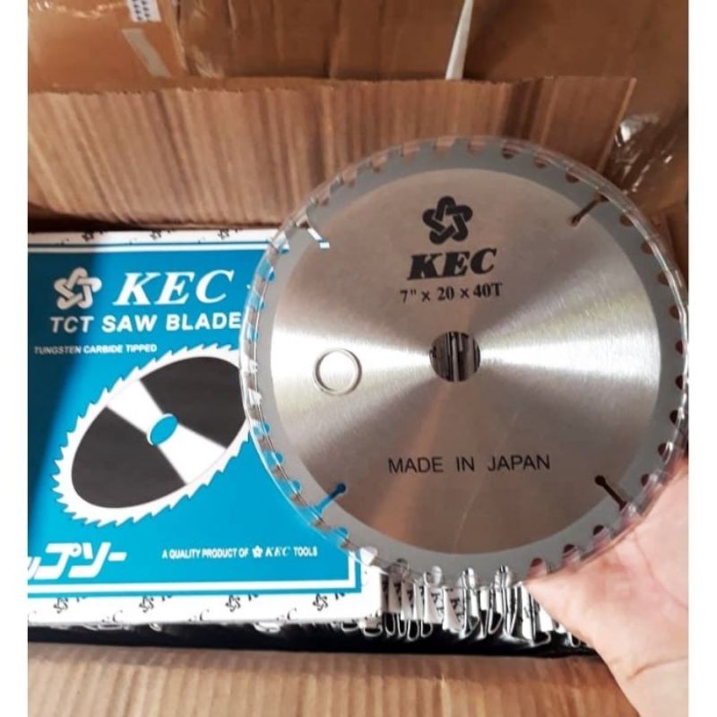 Mata Gergaji 40T Circular Saw Blade 7" As 20mm Mata Potong Gerinda TCT