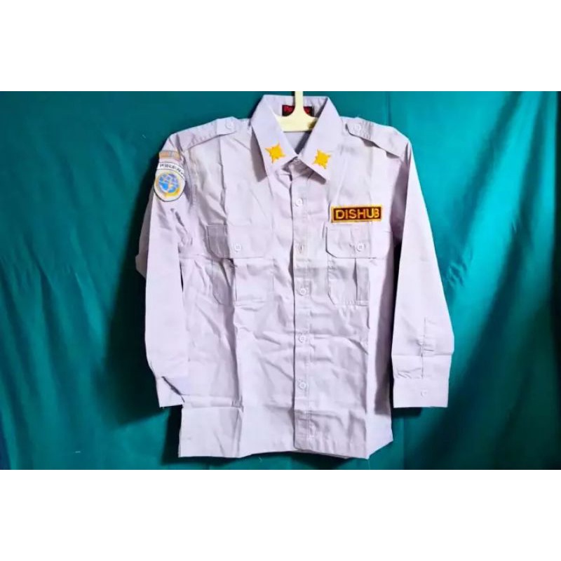 kemeja dishub lengan panjang / baju kemeja dishub / kemeja dishub
