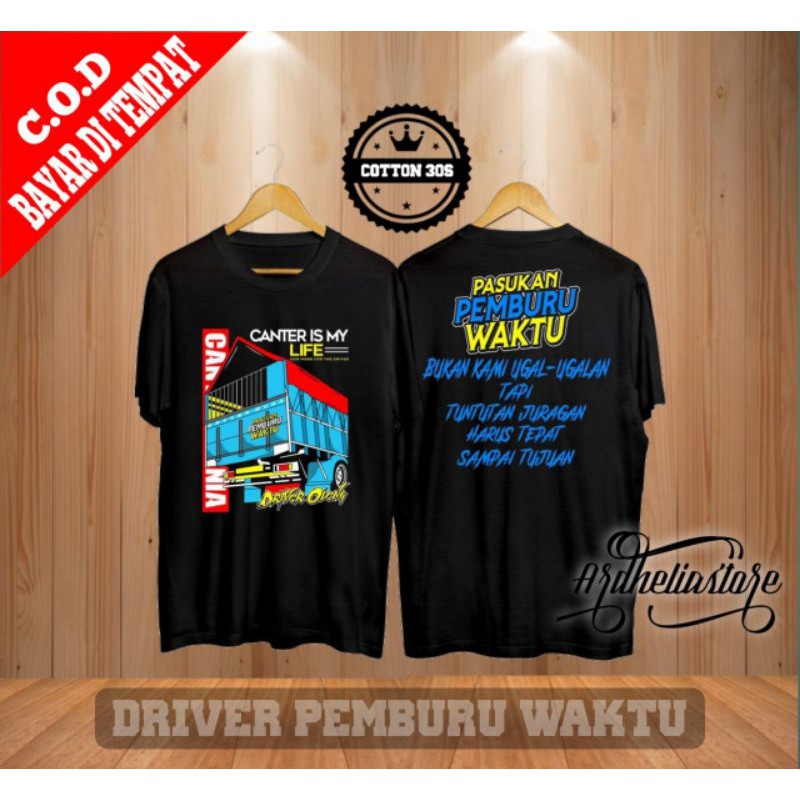 KAOS DISTRO/BAJU DEWASA PRIA/TSHIRT TRUCK OLENG PEMBURU WAKTU