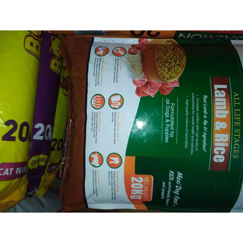 Maxi Dog Lamb &amp; Rice 20kg / GO-JEK dog food maxi 20kg