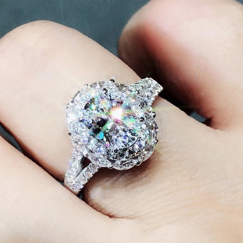 Fancyqube Cincin Berlian Zircon 18k Warna Kuning Emas Untuk Pertunangan