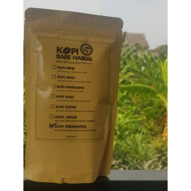 

Kopi Babe Haikal - Kopi Fermented