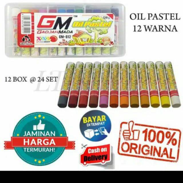 

PROMO 1PACK OIL PASTEL CRAYON/ CRAYON 24 WARNA GM