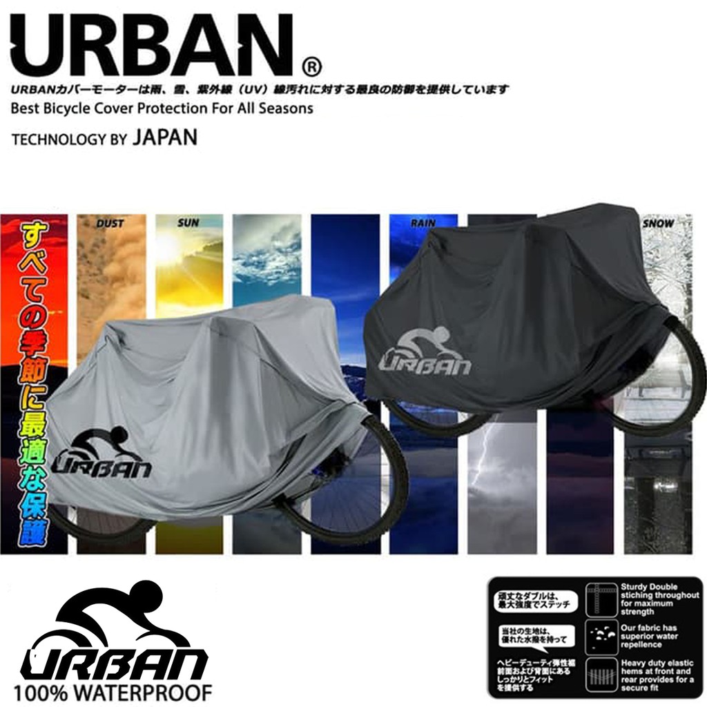 URBAN - Cover Sepeda 100% Waterproof / Tutup Sepeda Anti Air / DSM