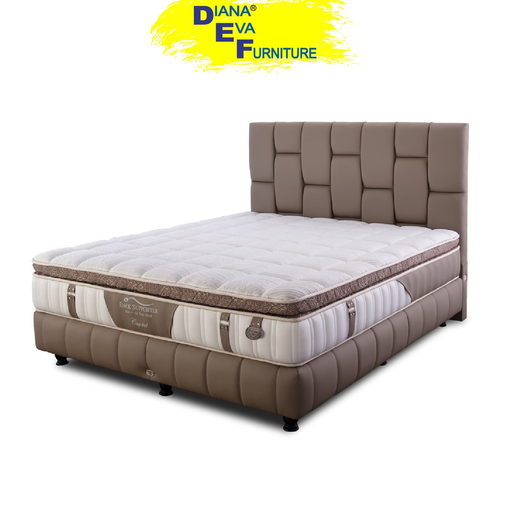 Kasur Spring Air Crystal Spring Bed Full Set