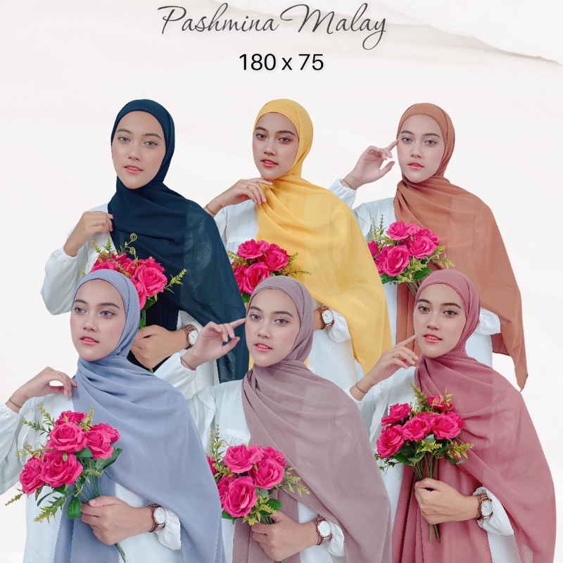 Pashmina Malay Ceruty Babydoll