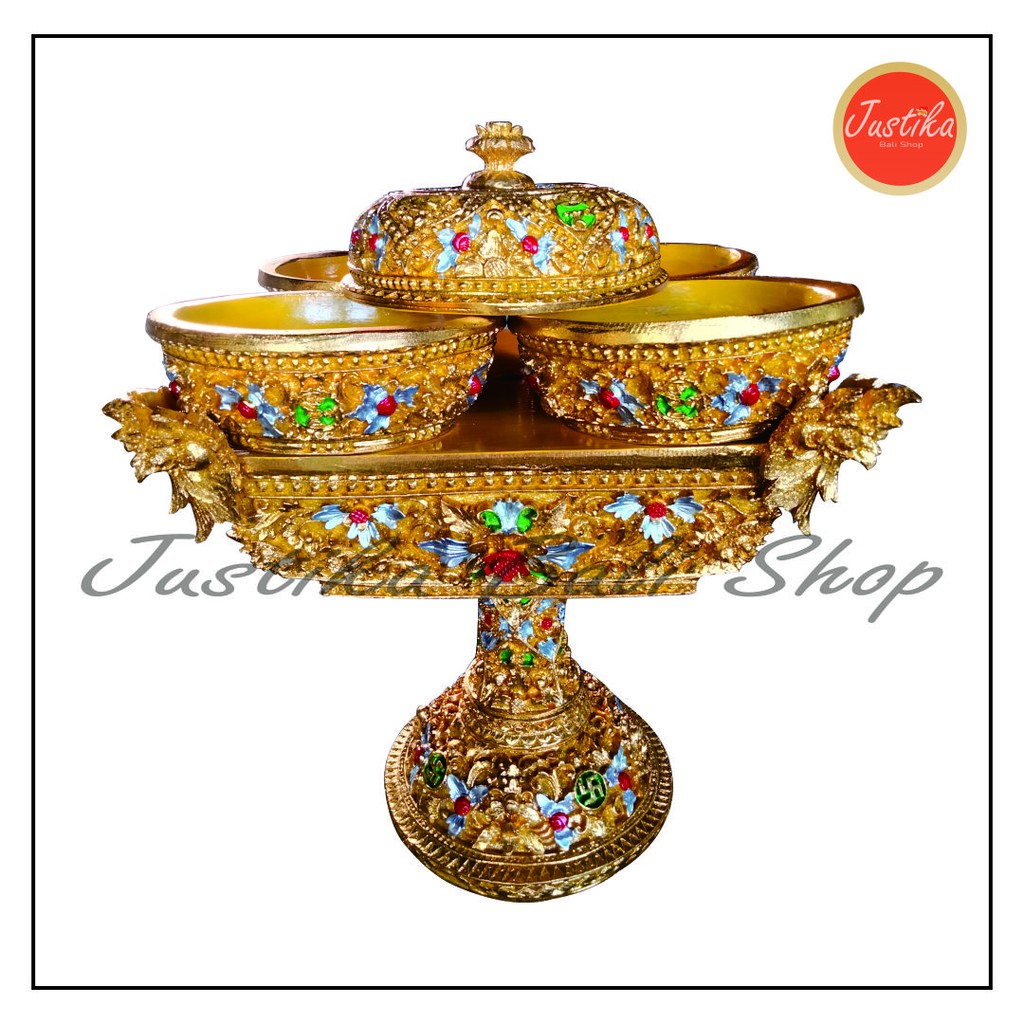 Dulang Prani Warna Warni Anak 4/ Wanci Warna Baru/ Bahan Fibber/ Prada Elite