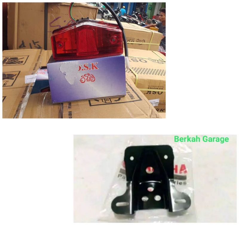 Lampu Stop Plus Dudukan Stop Rx-King