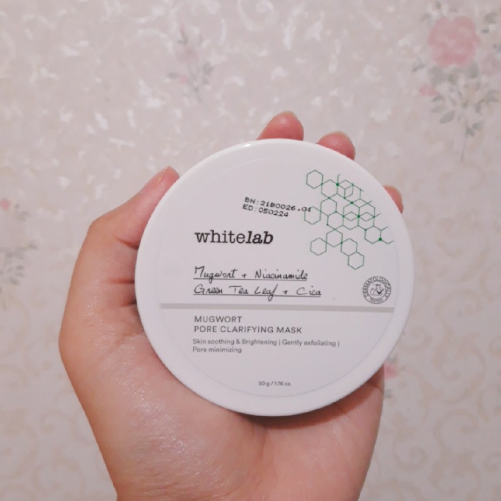 Whitelab Mugwort Pore Clarifying Mask / Masker Whitelab