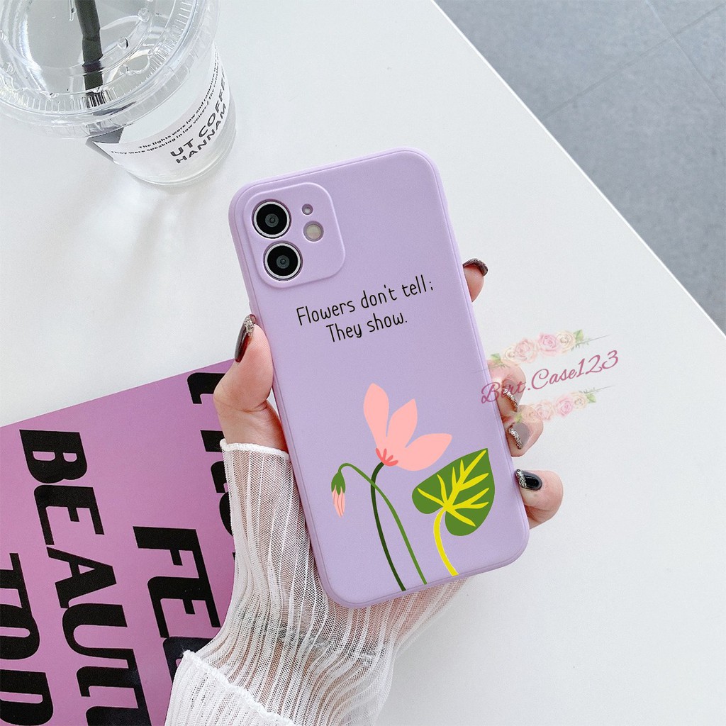 CASE CASING SOFTCASE SILIKON MACARON PELINDUNG KAMERA FLOWERS OPPO VIVO SAMSUNG XIAOMI REALME IPHONE ALL TYPE BC6039