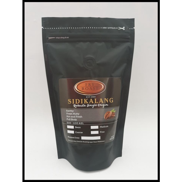 

Kopi Robusta Sidikalang 250 Gram (Biji/Bubuk)