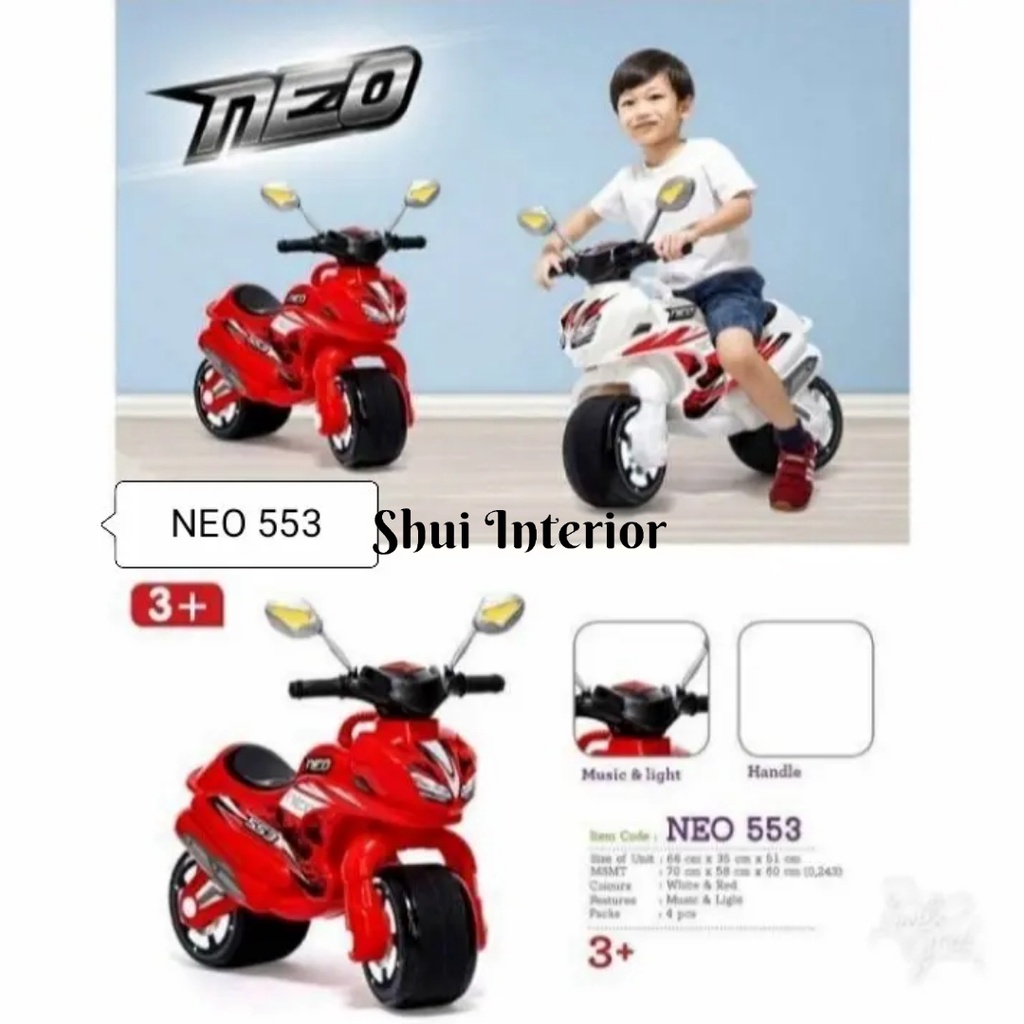 Mainan Motor Balap Motor Anak Motor Dorong NEO 553