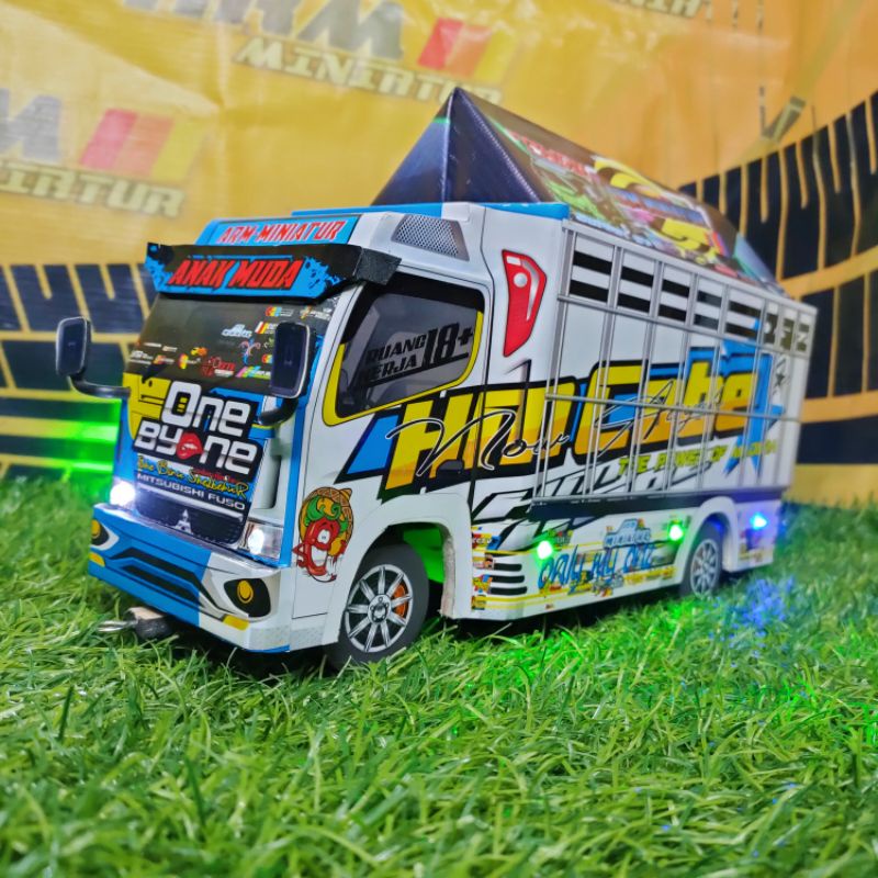 Miniatur Truk Oleng Mainan Anak Mobil Remot Control HM CABE Full Variasi