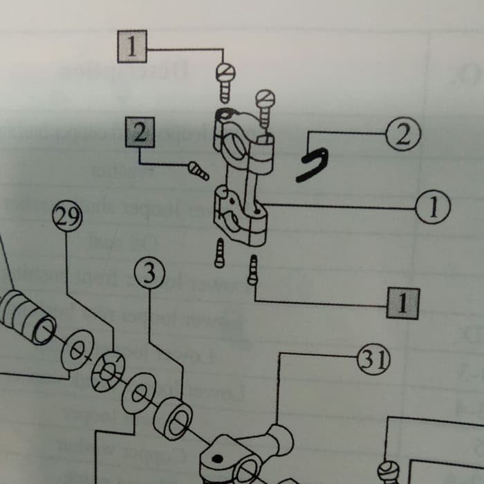 KJ01B Angka 8 Loper/Looper Atas/Bawah Obras