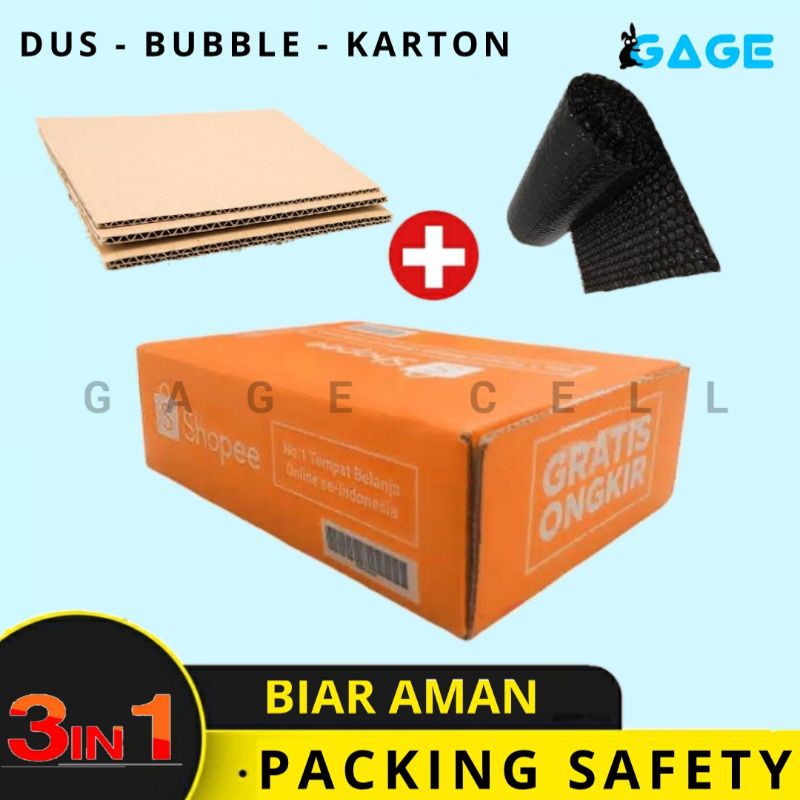 PACKING DUS 3 IN1 BUBBLE WRAP KARDUS SAFETY