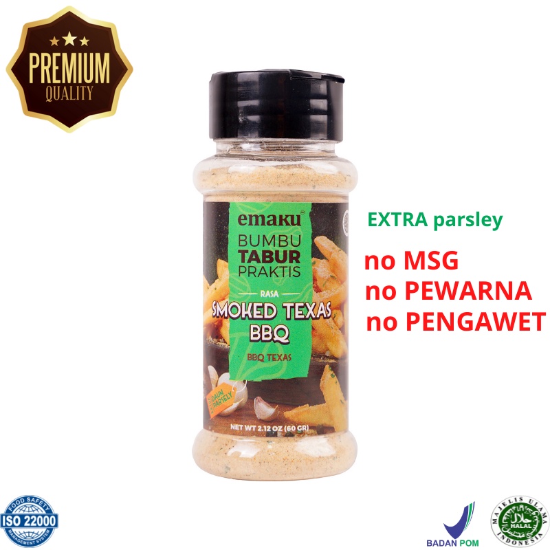 

Bumbu BBQ / BBQ / Barbeque / Bumbu Dapur / Bumbu Dapur Premium / rempah-rempah 60g - Emaku