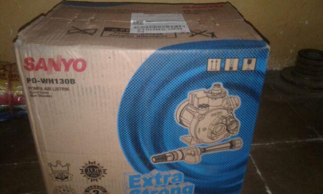 Pompa Air Sumur Dalam Non Otomatis Jet Pump Sanyo Pdwh-130b 125 Watt
