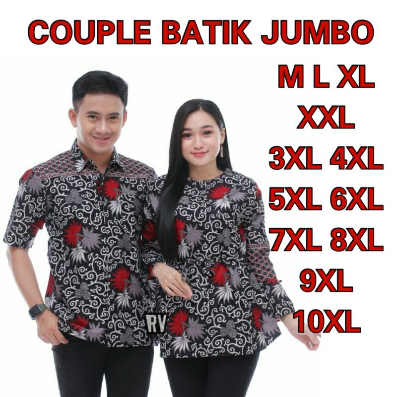 Atasan Batik Pria wanita kembanglangit |ukuran M-10XL | Hem couple blouse batik | batik distro katun