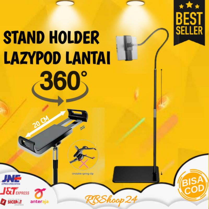 Jual Stand Holder Lazypod Lantai Dudukan Smartphone Handphone Hp Tablet