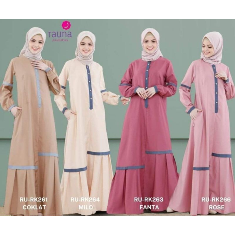 BISA COD - GAMIS RAUNA RK 261 RK 262 RK 263 RK 264 RK 265 RK 266 RK 267