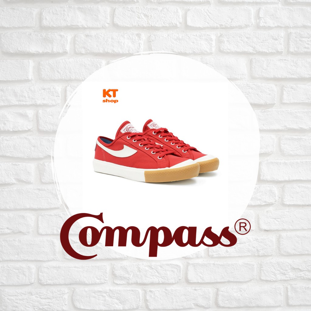 Sepatu Compass Red Low - Size 37