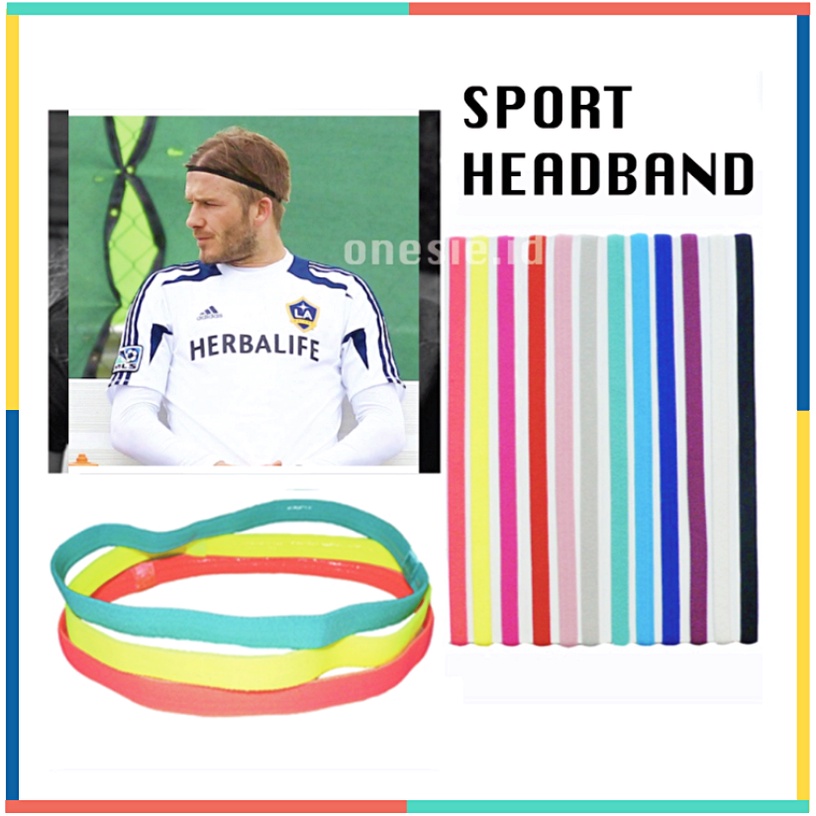 Mini Hairband Sport Headband Ikat Kepala Olahraga