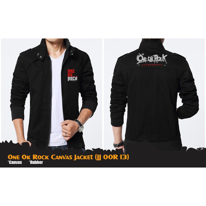 JAKET ANIME - ONE OK ROCK CANVAS JACKET - JJ OOR 13