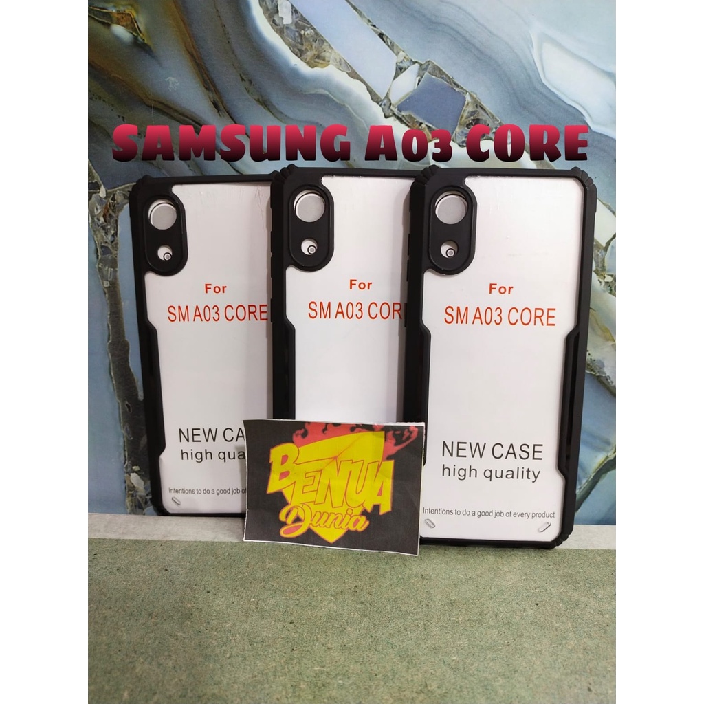 CASE SAMSUNG A03 CORE - SOFCASE SHOCKPROOF PLUS PELINDUNG KAMERA SAMSUNG A03 CORE - BD