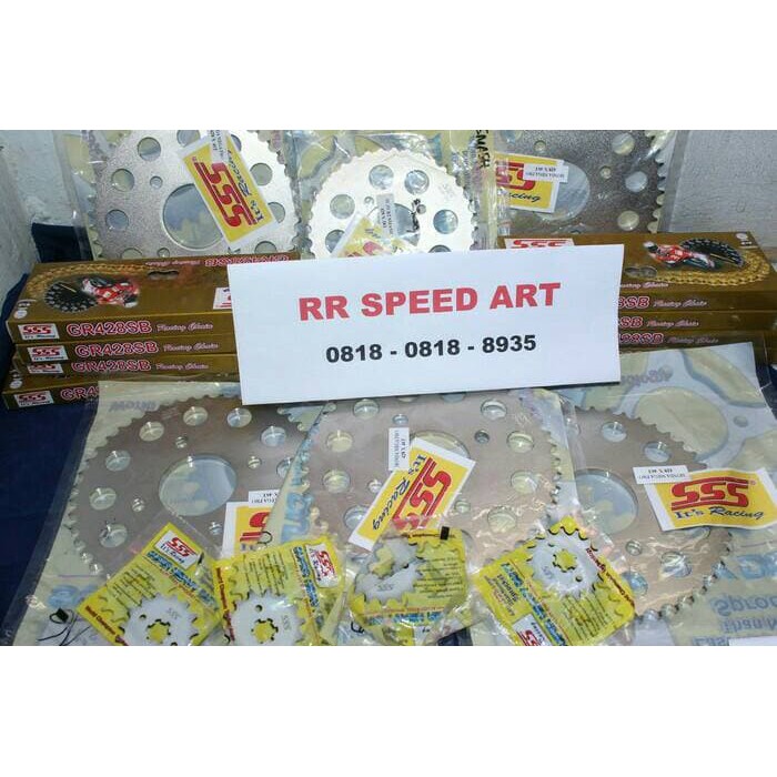 Gear Set Sss Hsbt Ori Megapro, Cb150R,Cbr150R, K45,Verza