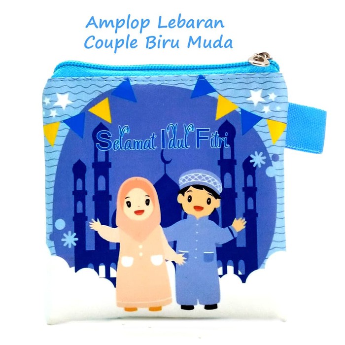 

Dijual Dompet Pouch Amplop Lebaran Angpao Fitrah Idul Fitri Couple Biru Muda Limited
