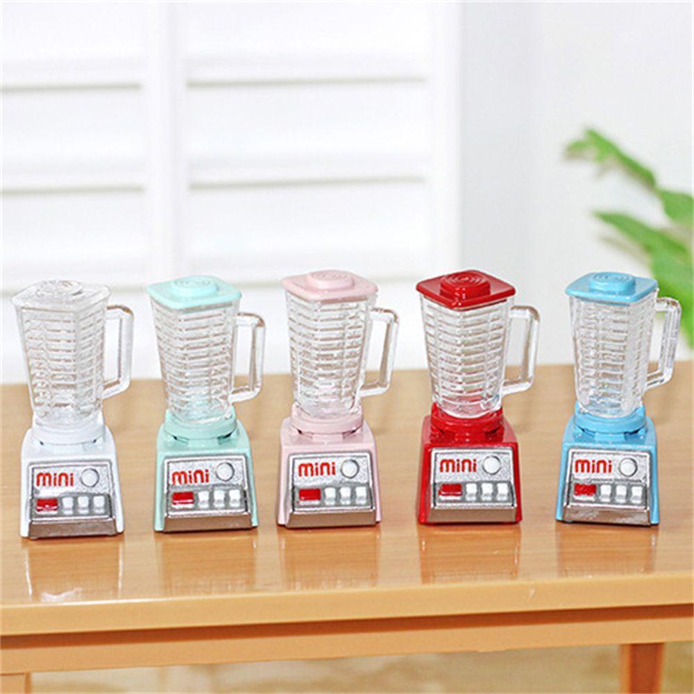 Lanfy Simulasi Juicer Elektrik Aksesoris Rumah Kreatif Model Mainan Pretend Play Mainan Dapur Dekorasi Adegan Juicer Mini Elektrik