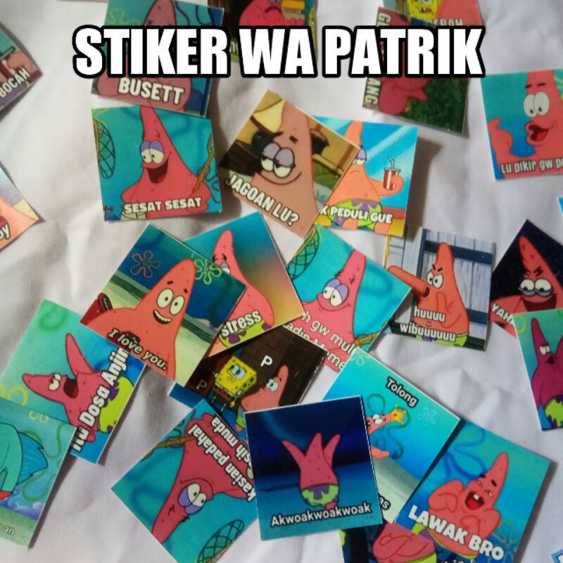 

Stiker Wa Patrick ISI 20Pcs