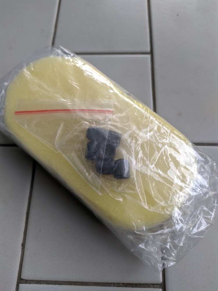 Sponge Busa Cuci Mobil Motor Piring Busa Kuning Foam Wash Tebal Spon