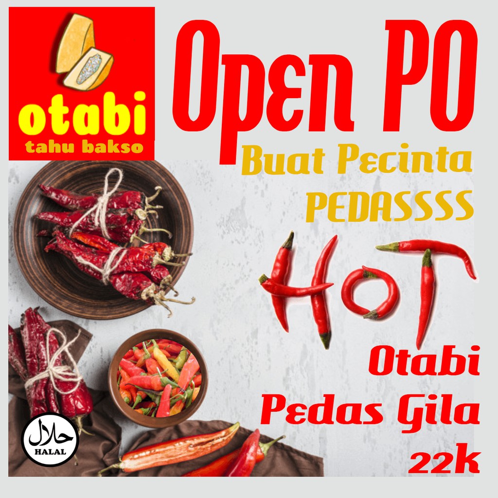 

Tahu Bakso Otabi Rasa Pedas Gila