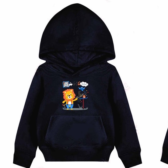 Hoodie Magic Show Sweater Pakaian Fleece Anak M -XL