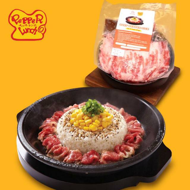 

PEPPER LUNCH Family pack Beef Pepper Rice l 4-5 Portion