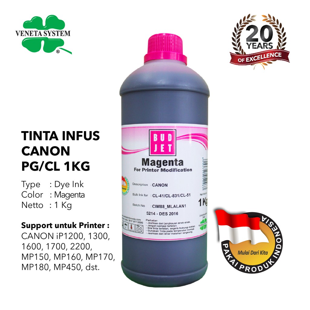 TINTA INFUS / CISS PG / CL BLACK / COLOR 1 KG