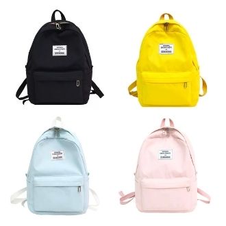 Twenty Bag - Tas Ransel Sekolah Anak Wanita Dan Pria Untuk Anak PAUD TK SD SMP Terbaru 2021 Kekinian Motif Carakter PHIUM POLOS Korean Sytle Bahan Canvas