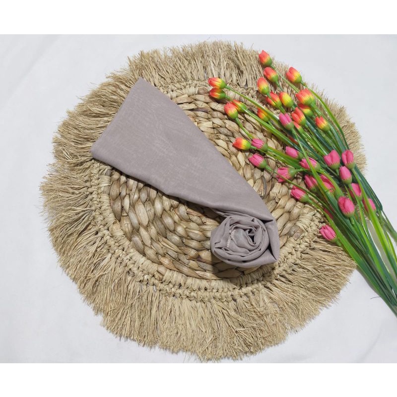 BELLA SQUARE / JILBAB SEGIEMPAT-light grey