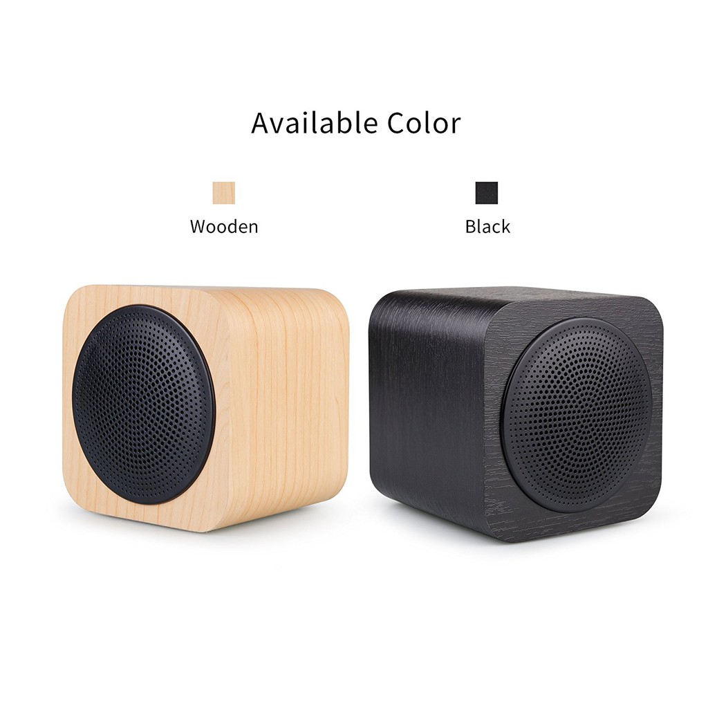 Original AVWOO Cube Mini Wooden Bluetooth Speaker A008