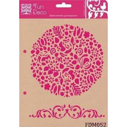 

Fun Deco Stencil ~ FDM052