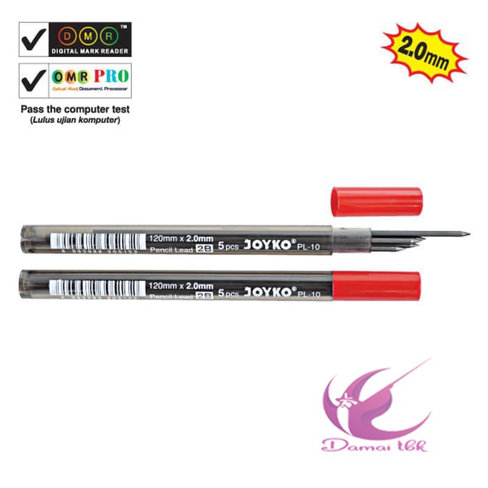 

Refill Pencil Lead Pensil Mekanik Joyko PL-10 - 2.0 mm