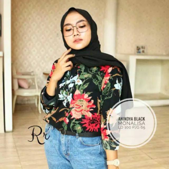 PROMO BLOUSE ANINDYA BLACK