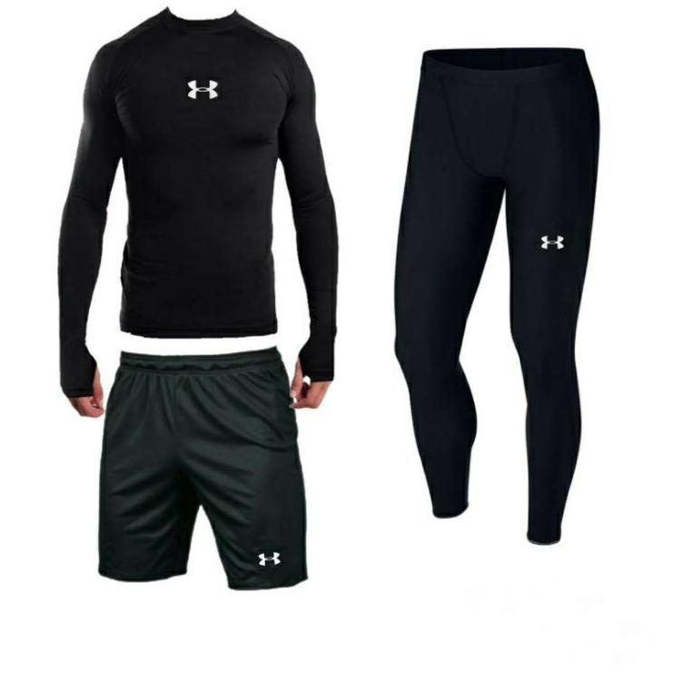 [TSM. 915278] Setelan Olahraga Pria baselayer pria base layer manset Legging Leging Panjang dan Boxe