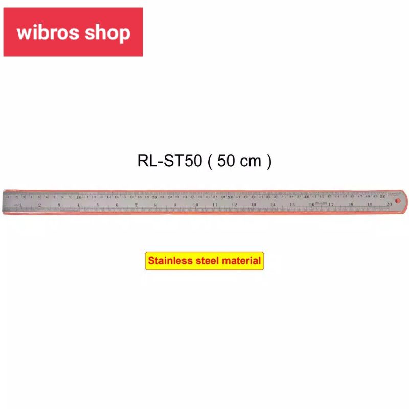 

Joyko Stainless Steel Ruler Penggaris Besi